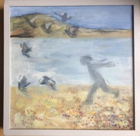 Boy Chasing Birds V